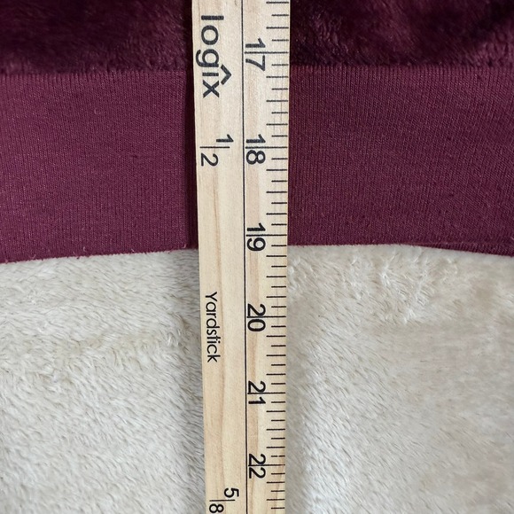 Nickelodeon Reptar Hoodie Womens Size L Purple Plush‎ Fuzzy Lounge Sweatshirt - Picture 8 of 8